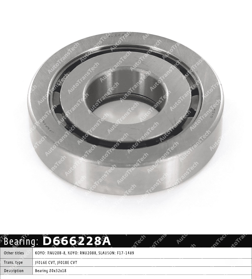 Bearing (80×32×18) JF016E/JF018E CVT – ATTCVT: Original Bosch CVT