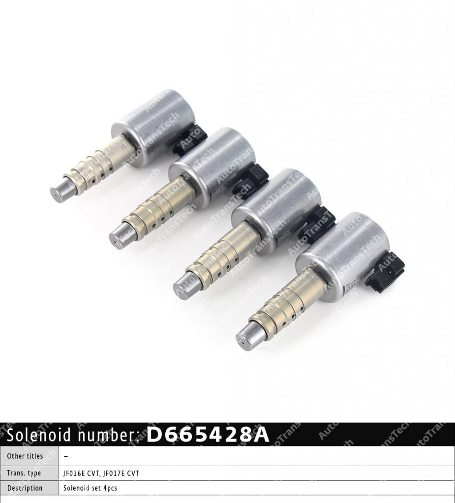 Solenoid Set JF016E/JF017E 4pcs – ATTCVT: Original Bosch CVT Pushbelts ...